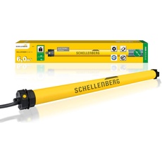 Schellenberg 20411 Elektrischer Rollladenmotor Nm Elektronische Endstellung, Rollladenfläche, für 40 mm Welle, Komplettset, Rollopower Plus 10 Mini, SW 40 / Massimo 6 m2