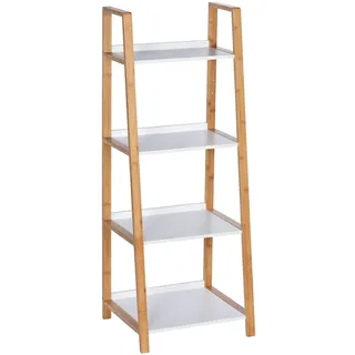 Wenko Badregal Finja Bambus Weiß