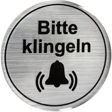 BIKE-label Hinweisschild Bitte klingeln selbstklebend Klingelschild Türaufkleber X900066VE