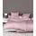 Mako-Satin-Bettwäsche modernclassic Farbe kreiderosé Größe 135x200+80x80 - Rosa