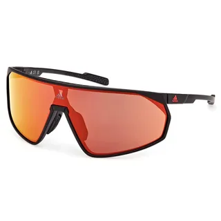adidas Sp0074 Matte BLACK/ROVIEX MIRRORED 0/0/125 Uni Sonnenbrillen - Schwarz