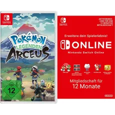 Pokémon-Legenden: Arceus [Nintendo Switch] & Nintendo Switch Online Mitgliedschaft - 12 Monate | Switch Download Code