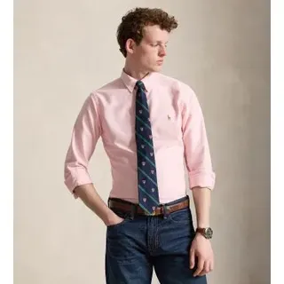 Polo Ralph Lauren für Herren. 710549084008 Slim Fit Oxford Hemd rosa (S), Lässig, Baumwolle, Langarm