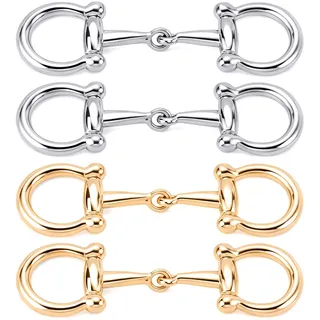 4 Stück Tuchring Schalring Tuchring, Metall Schalhalter für Damen Tücher | Schalring und Tuchhalter aus Metall, geeignet für Seidenschals, Halstücher und modische Accessoires im Alltag