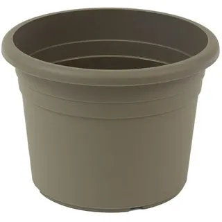 greemotion Pflanzkübel Fiona, UV-Beständiger Blumentopf aus Kunststoff, Pflanzgefäß mit Bodenlöchern, Volumen ca. 1 l, ca. Ø 15 x H 10,6 cm