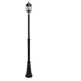 Zarivy Außenleuchte Caelum 1 x e27 aus schwarzem Aluminium IP44: elegant und modern, Maße 228 x 18 x 18 cm, ideal für die Beleuchtung von Außenbereichen mit Stil und Effizienz, wetterfest.