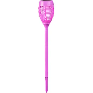 Bonetti Gartenfackel Metall H:72cm 3er Set lila