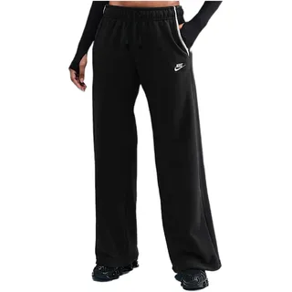 Nike Club Fleece Wide-Leg Hosen Schwarz L