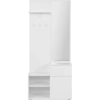 Kompaktgarderobe INGAMAR 41 - Weiß