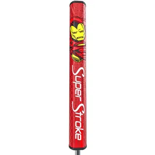 Super Stroke Zenergy Ironman Tour 2.0 - Rot, Polyurethan, Gerippt, Puttergriff, Tour 2.0, Golfschlägergriff, Marvel Limited Edition