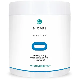 EnergyBalance Nigari Magnesiumchlorid - Salz für Tofu, Pulver aus Rohsole - Vegan, Glutenfrei, Laktosefrei, ohne Zusätze - Qualität aus der Schweiz - 500 g