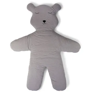 Béaba ChilldHOME Spielteppich für Kinder, sehr komfortabel, weich, 150 cm, Teddy Grau