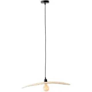 Brilliant Jefter 1-flg. Ø 60 cm Bambus schwarz/natur
