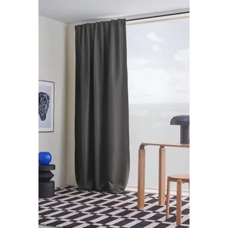 JOTEX Shadow Verdunkelungsvorhang mit Multifunktionsband (1er-Pack), Blaugrau Gardine, 140 x 300 cm