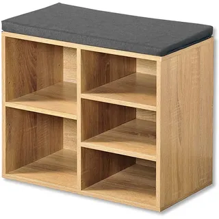 KESPER Schuhschrank 51,5 x 29,5 x 48 cm braun / braun