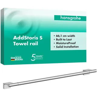 Hansgrohe AddStoris S Badetuchhalter Chrom 41767000
