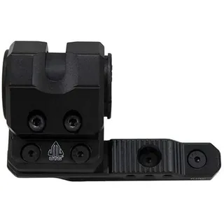 UTG Unisex – Erwachsene Keymod Offset Flashlight Ring Mount, Matte Black Lampenhalterung, Schwarz, Einheitsgröße EU