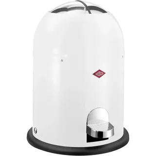 WESCO Mini Master Abfalleimer 6 L, Weiß, 26,4x26,4x36cm