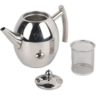 Teekannen, Edelstahl-Teekanne, Kaffeekanne, Teepresse, große Teekanne, Behälter mit Filter, kein Auslaufen, geschweißter Tee mit Wasserkocher