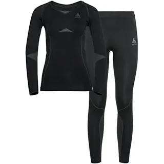 Odlo Fundamentals Performance Warm Funktionsshirt Langarm Schwarz XL