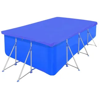 vidaXL Poolabdeckung PE Rechteckig 90 g/qm 394x207 cm