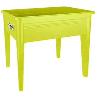 Elho green basics Anzuchttisch super xxl – Hochbeet in Lime Green – Für den Outdoor-Bereich – W 75,5 x H 73,3 x D 56,3 cm