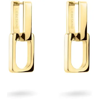 Liebeskind Berlin Creolen Big Link gold Edelstahl 13mm