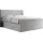 MKS Boxspringbett mit Doppelmatratzen zwei Bettkästen Topper fur Schlafzimmer King Eigar 140x200cm Hellgrau H3 Grau