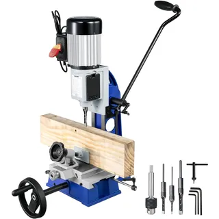 Vevor Tischstemmmaschine, 1/2 PS, 1400 U/min, Tischbohrmaschine mit beweglicher Werkbank, Hohlstemmmaschine, zum Bohren von runden, quadratischen oder speziellen quadratischen Löchern in Holz