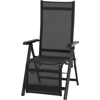 Siena Garden Relaxsessel Tesoro 72 x 60,5 x 111 cm anthrazit