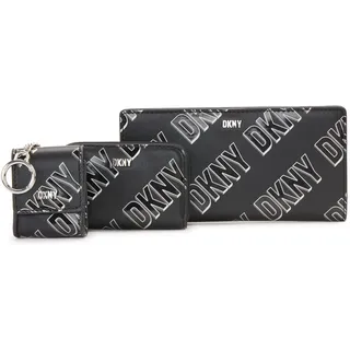 DKNY Damen Casual Phoenix 3 in 1 Box Set Klassische Geldbörse, Schwarz/Weiß, Einheitsgröße, Casual Phoenix 3-in-1 Box Set Classic Wallet