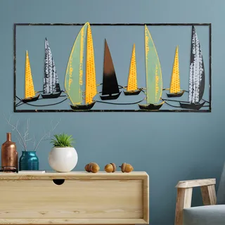 Wallity Wanddekoobjekt DYU1177 100% Metal (Thickness: 1,5 mm) 40 x 90 cm