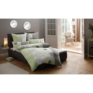 otto home »Cison in Gr. 135x200 oder 155x220 cm« 2 Stk. florale Bettwäsche aus Baumwolle,