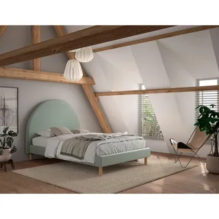 Vipack Kinderbett Moon 140 x 200 cm Pinie grün