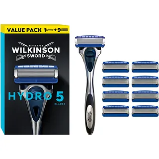 Wilkinson Hydro 5 Skin Protection Rasierer + 9 Ersatzklingen