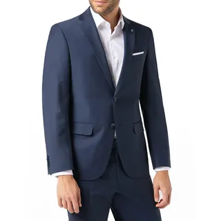 Pierre Cardin Sakko für Herren, Modell Grant-3 Futureflex - Modern Fit - Schurwolle mit Stretch-Anteil - Elegantes Business Jackett, Baukasten System - Blau