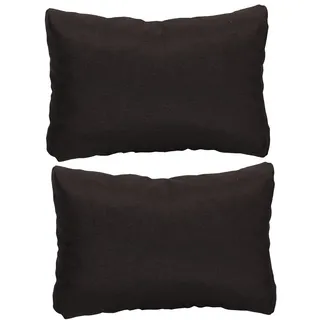Beo Palettenkissen Set - 2 Rückenkissen 60x40 wasserabweisend | Made in EU Palettenkissen Outdoor UV-beständig Anthrazit | Rückenlehne Kissen für Europalette| Polster Outdoor für Palettenmöbel