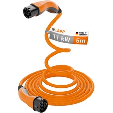 Bild von Mobility Helix Ladekabel Typ 2 11kW 5m, orange (5555935013)