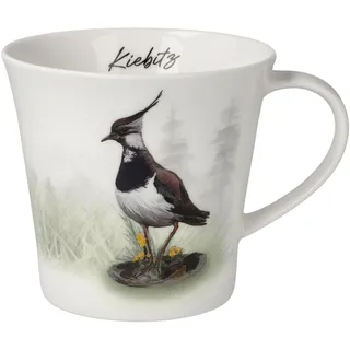 Goebel Kaffee- Teetasse Atelier Vogel des Jahres 2024 Kiebitz aus Biskuit-Porzellan,Größe: 13x10,50x9,50 cm, 38-473-41-1, Bunt