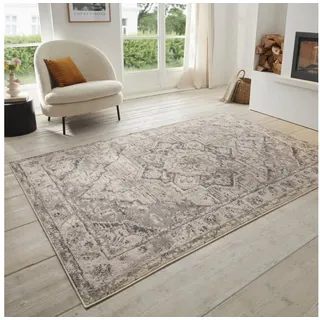 HANSE HOME Teppich »Sand« rechteckig 8 mm Höhe Kurzflor, Läufer, Orient, Vintage, Wohnzimmer, Schlafzimmer, Esszimmer, beige