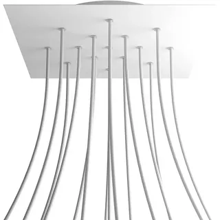 Creative Cables Kroq4015f102 Xxl Rose-one Square Mattes Weißes Rosen-set - Multicolor - 400 mm