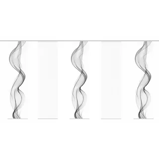 HOME WOHNIDEEN Schiebevorhang ¦ grau ¦ Maße (cm): B: 60