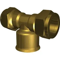 Conex-Banninger, Rohrverbindungstechnik, IBP CONEX T-Stück 15-1/2-15 mm Kompression mit Muffe (T-Verbindung)