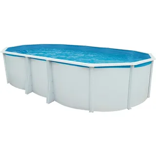 Steinbach Highline Ovalpool 366 x 640 x 132 cm inkl. Skimmer und Poolleiter