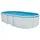 Highline Ovalpool 366 x 640 x 132 cm inkl. Skimmer und Poolleiter