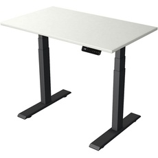 Bild Move 2 elektrisch höhenverstellbarer Schreibtisch weiß rechteckig, T-Fuß-Gestell grau 100,0 x 60,0 cm