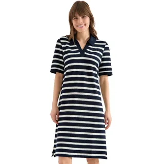 Cecil Knielanges Kleid in Ajourstrick universal Blue L