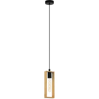 EGLO Littleton 1-flg. 11 cm eckig braun