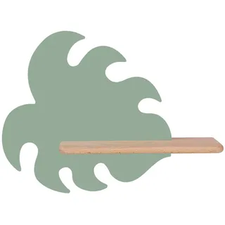 Kinderwandleuchte , Grün , Holz, Metall, Holzwerkstoff , Eiche , Blatt , 12x27x37 cm , RoHS, Europäischer Sicherheitsstandard , einfach zu transportieren , Lampen & Leuchten, Leuchtenserien