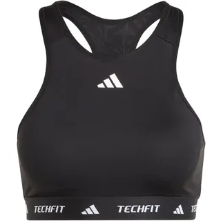 adidas Techfit High Neck Sport-bh Mittlerer Halt - Black, - 2XS